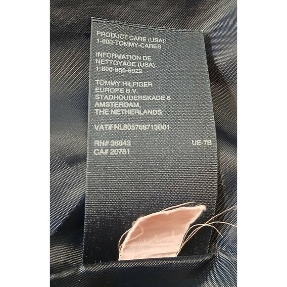 Tommy Hilfiger womens large red down puffer jacket winter coat - Picture 9 of 10